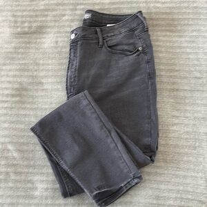 Grey Extra high rise, super skinny jeans